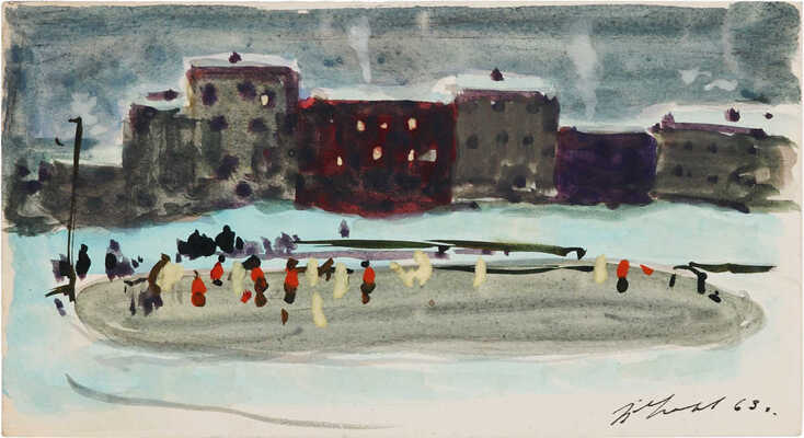 Угаров Борис Сергеевич. Игра в хоккей